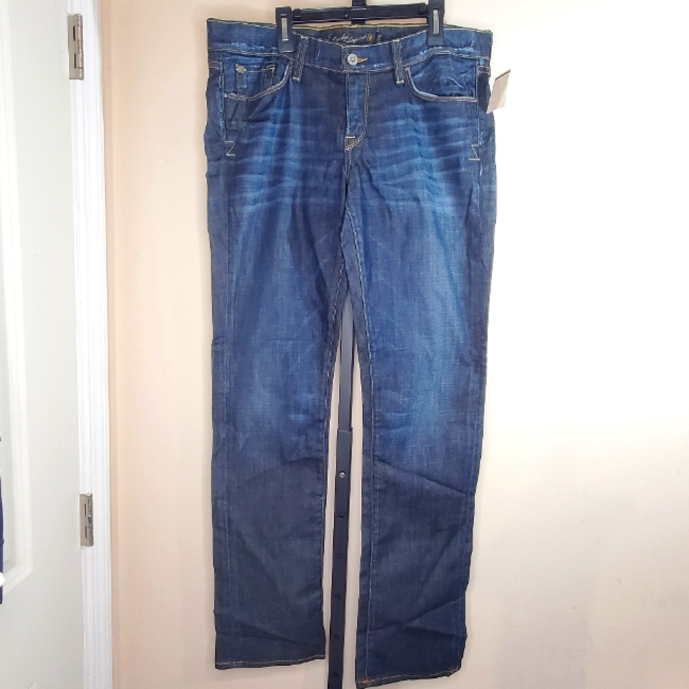 Lucky Legend Jeans Manufactured by Lucky Brand Denim Blue Straight Leg Size 14